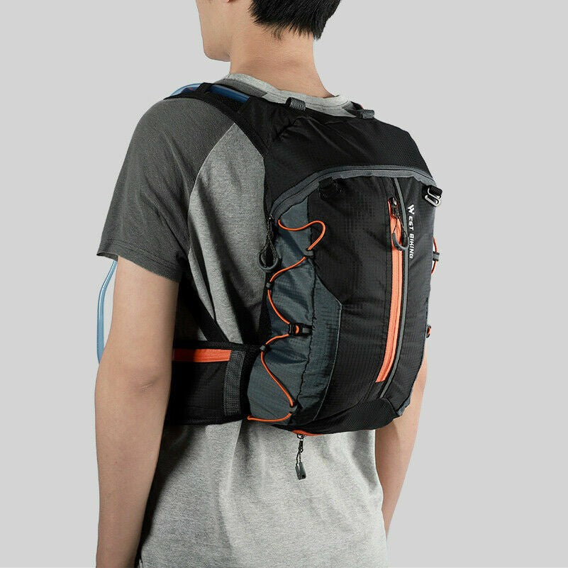 WEST BIKING Waterproof Folding Backpack Cycling Hiking Sports Bicycle Bag 10L