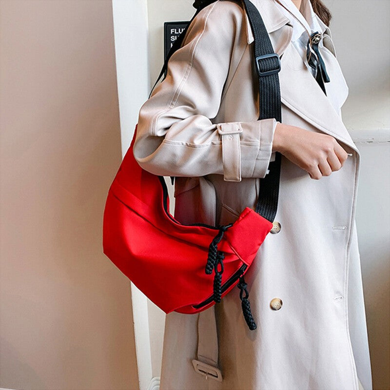 Nylon Dumpling Shoulder Bag Women Casual Travel Commute Handbag Crossbody UK