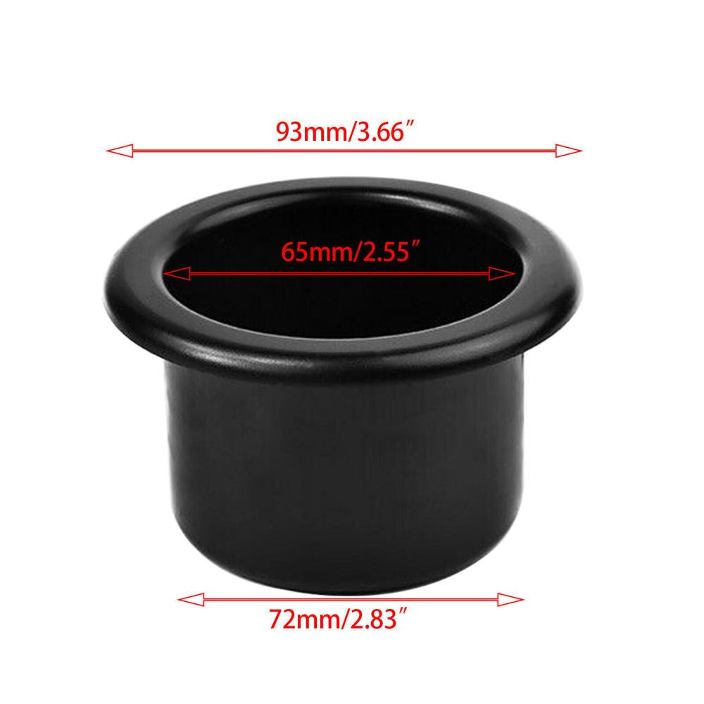 2x 79mm Cup Water Drink Holder Recessed Insert For RV Car Marine Boat Trailer UK