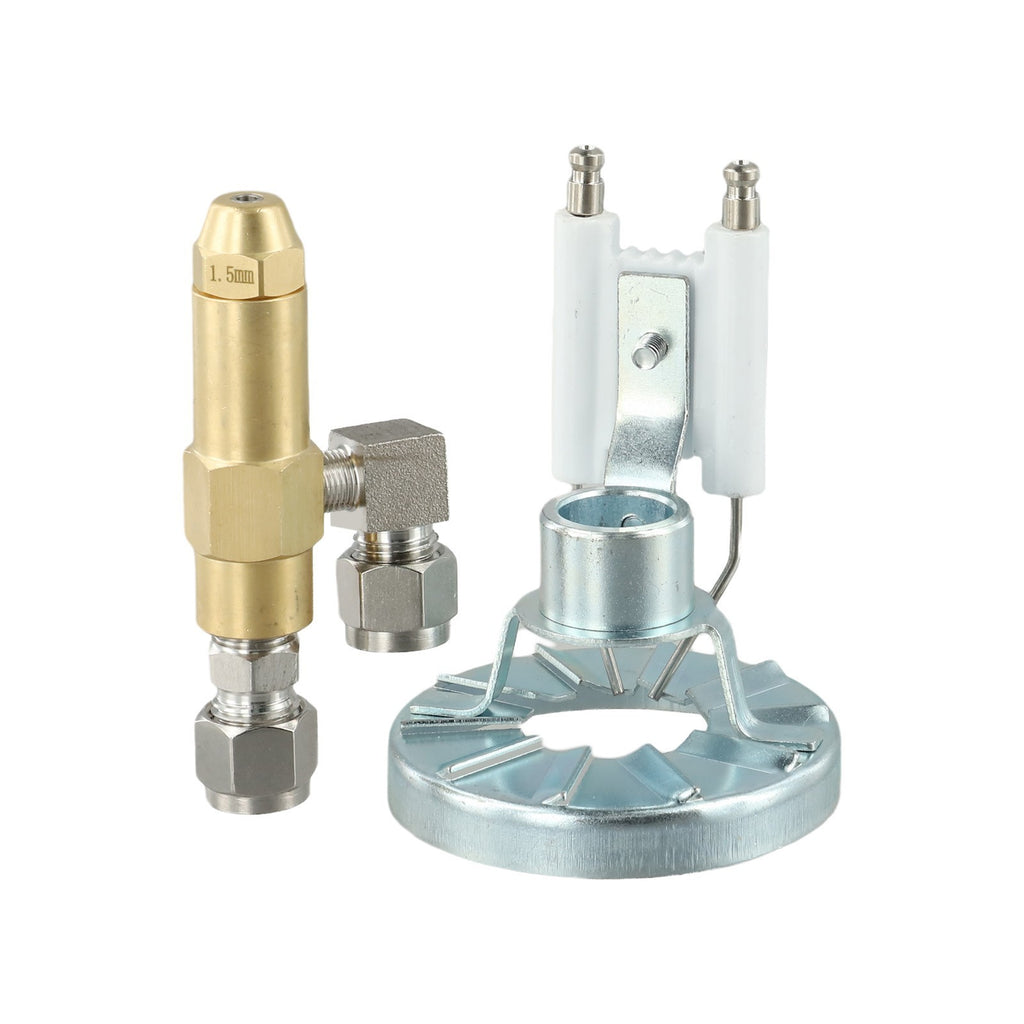 Waste Oil Burner Nozzle Siphon Air Atomizing Spray Nozzle Electrode  0.5-2.0mm.