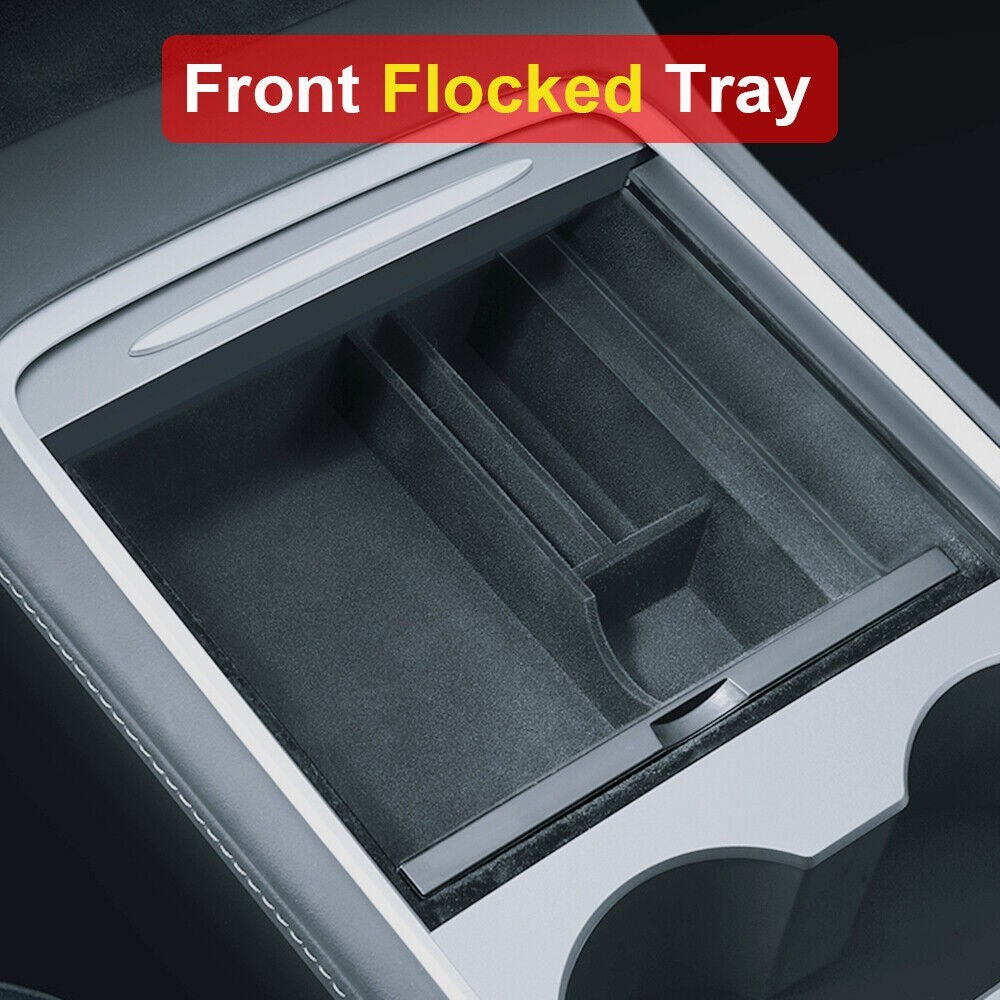 Center Console Organiser Tray for Tesla Model 3 Y Armrest Drawer 2021 2022 2023
