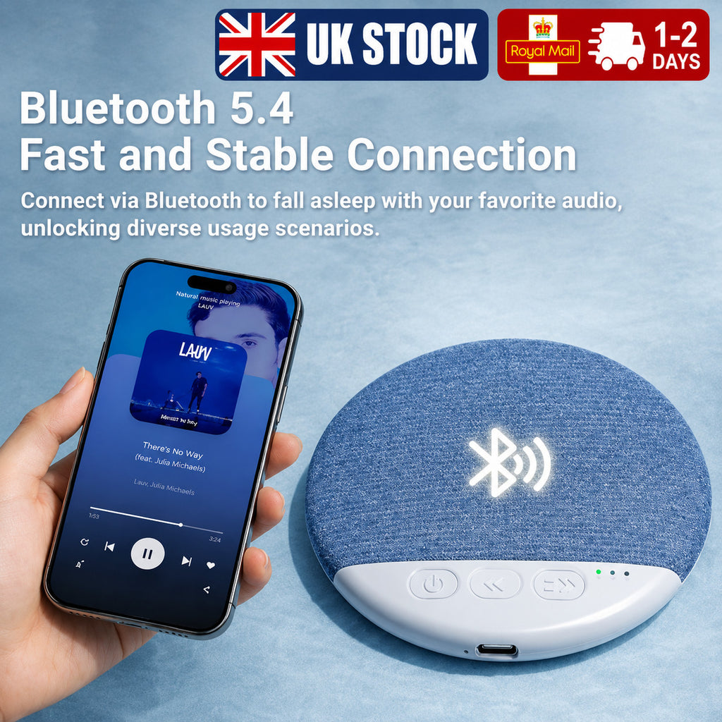 Under Pillow Sleep Speaker with Timing  White Noise