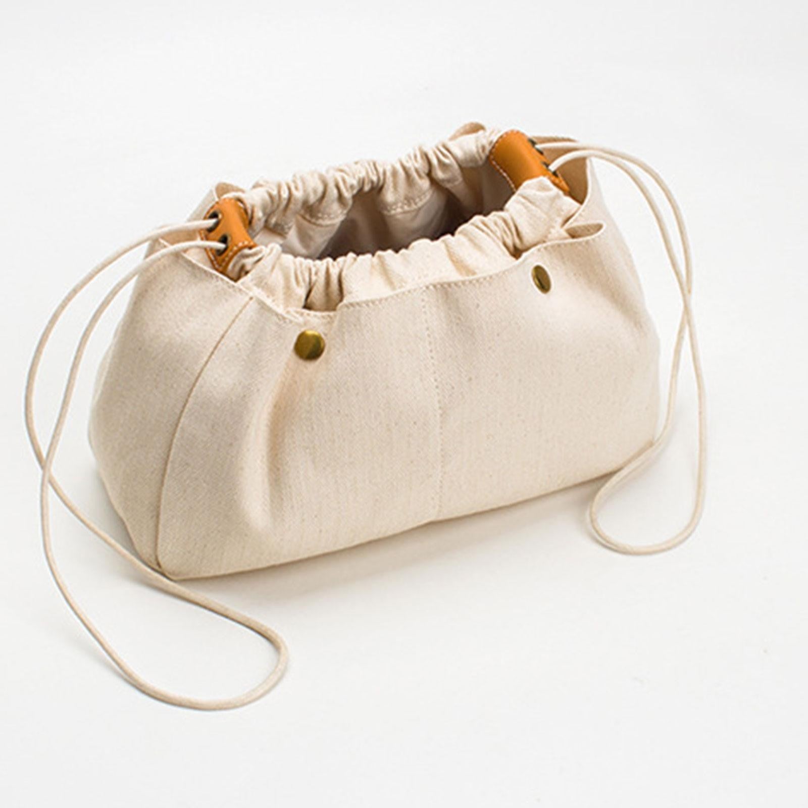Canvas Bag Organizer Handbag Liner Lightweight Large Capacity Bag Insert Tote