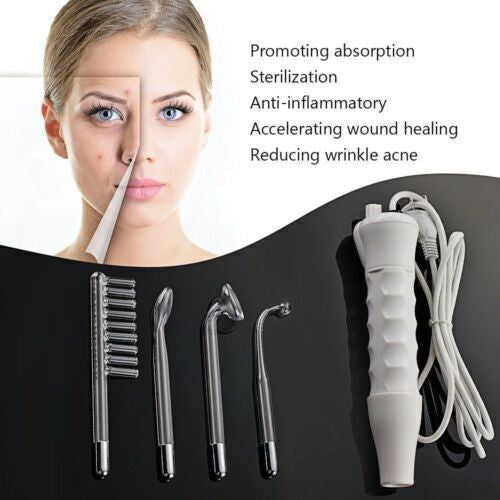 4 In 1 High Frequency Darsonval Infrared Spot Acne Remove Skin Hair Body Care