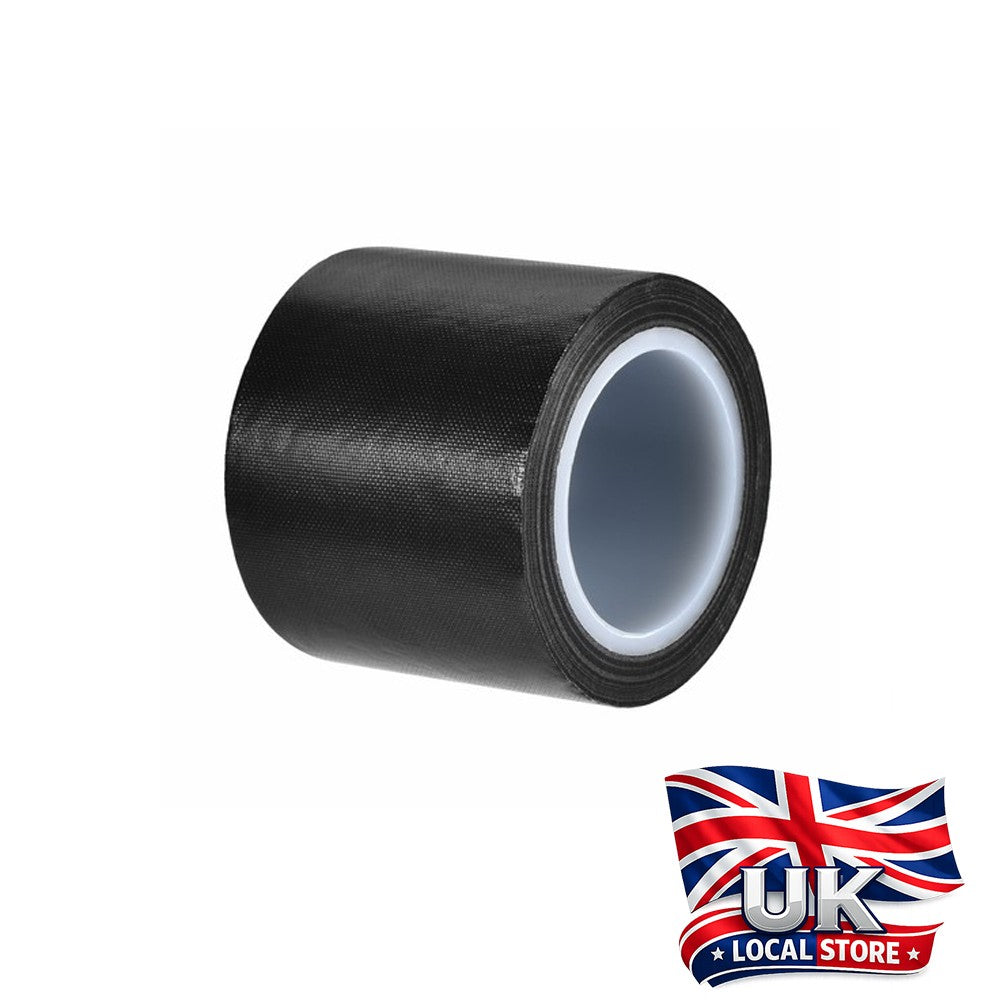 Heat Resistant Tape High Temperature Adhesive Tape 50mm Width 10m Length Black