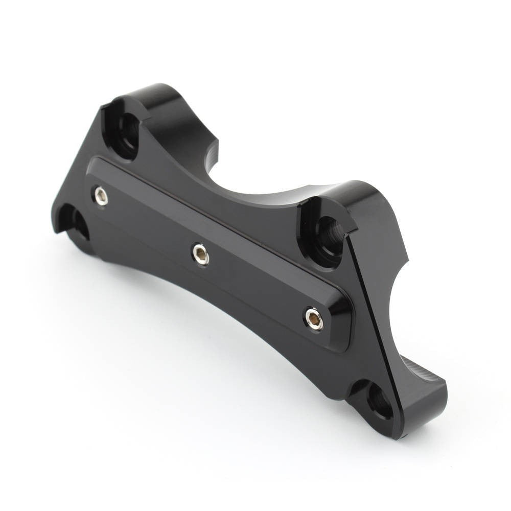Black Top Handlebar Riser Clamp For Harley  for Touring Street Road King Glide M