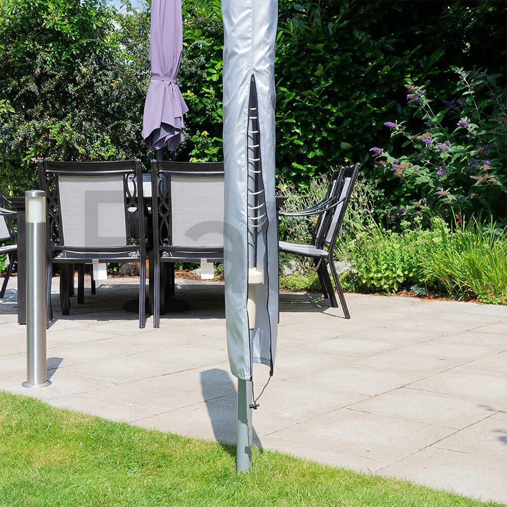 Heavy-Duty Waterproof Rotary Washing Line Cover with Zip Clothes Airer Parasol