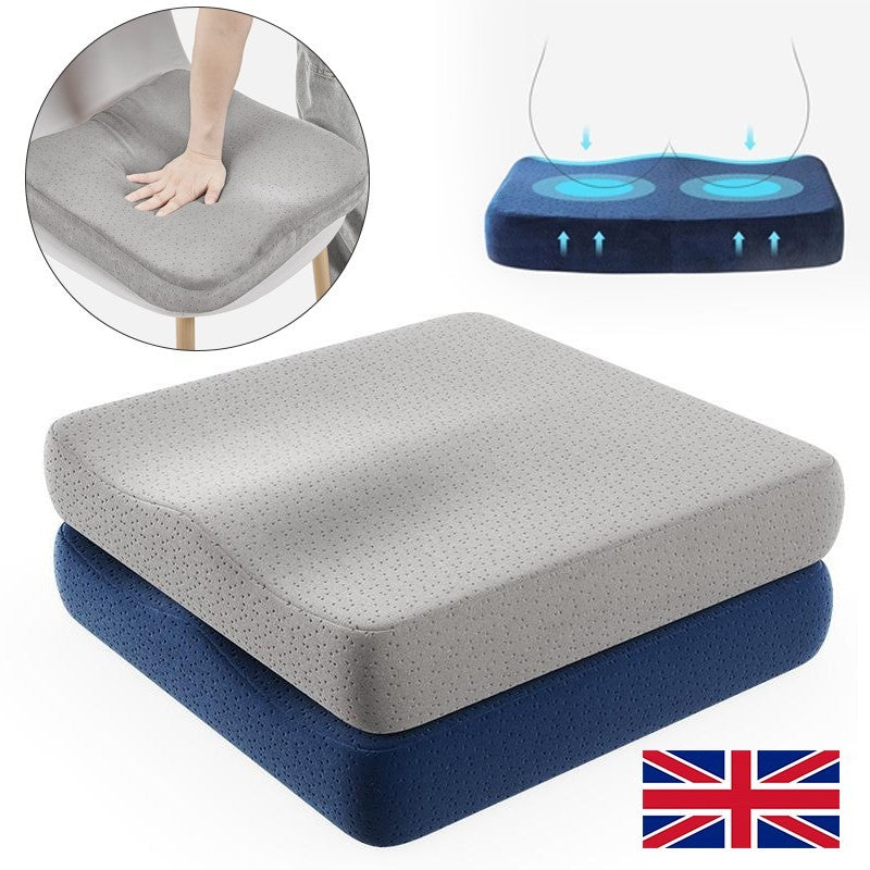 Office Home Chair Pad Memory Foam Orthopedic Pillow Coccyx Support Seat Cushion