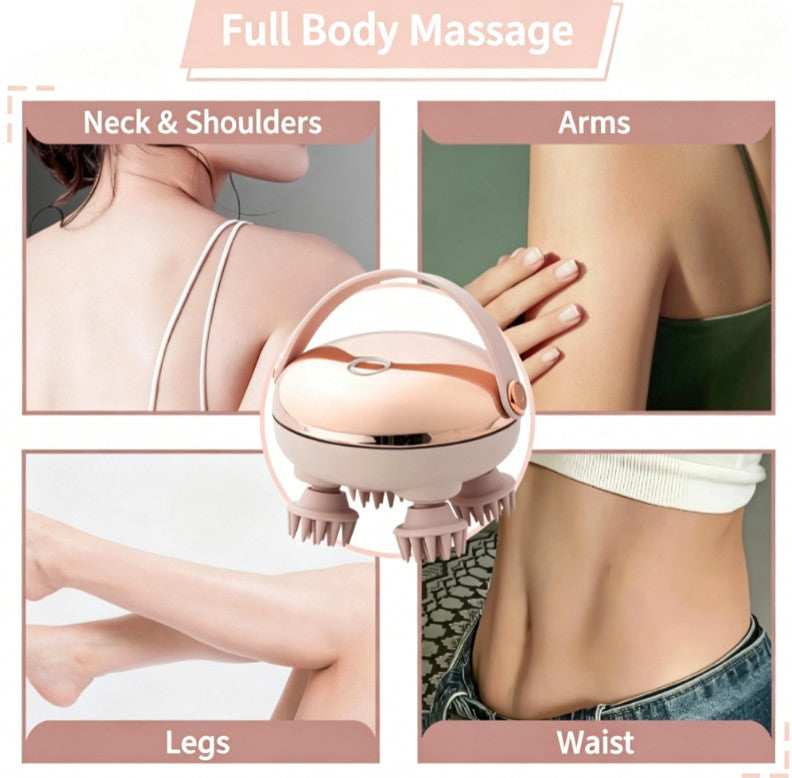 Electric Scalp Massager Cat Massager Waterproof Head Massager