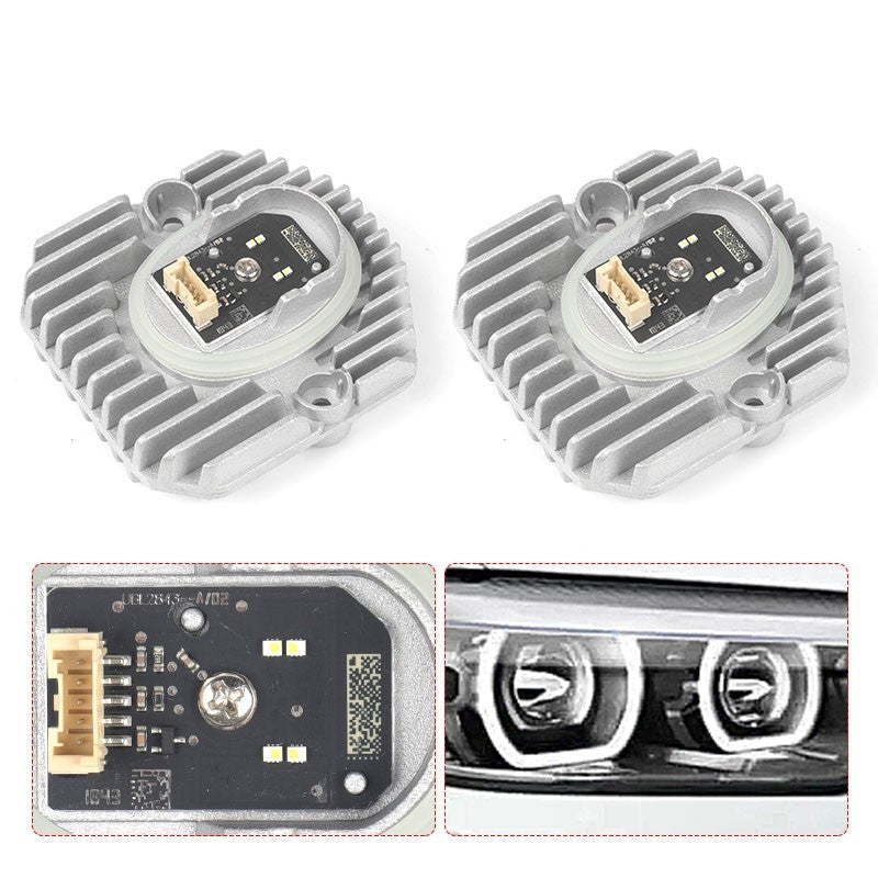 2X White Angel Eye DRL Light LED Module 63117214934 For BMW 5 Series G30 G31 G38