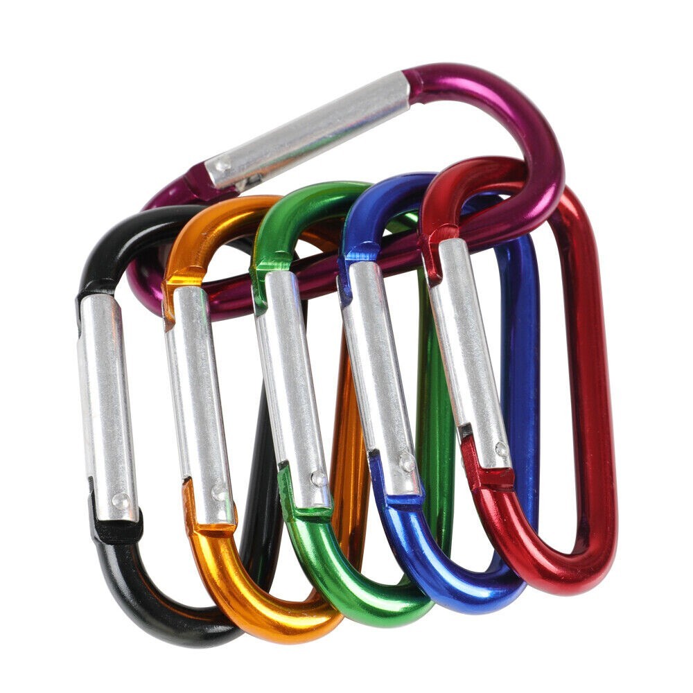 QUALITY 10 X-Large Locking Carabiner Clip Snap Hook Keyring Camping Karabiner UK