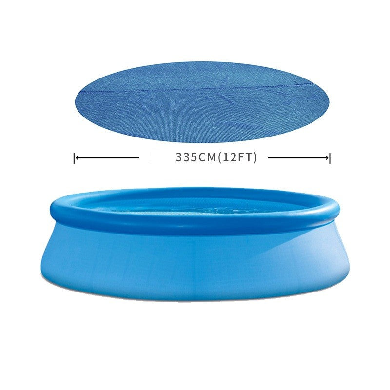 Solar Pool Cover for 8, 10, 12 & 15ft Inflatable Fast Set Paddling Swimming Pool