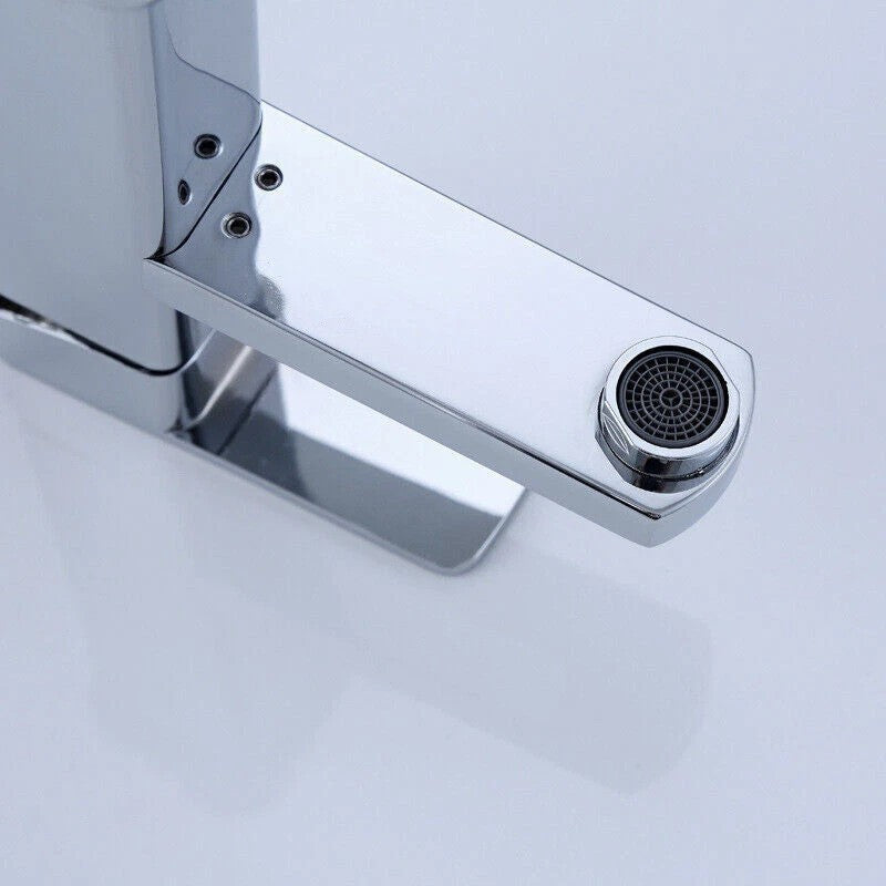 Bathroom Mixer Taps Basin Tap Chrome Wash Sink Mono Lever Modern High Quality UK