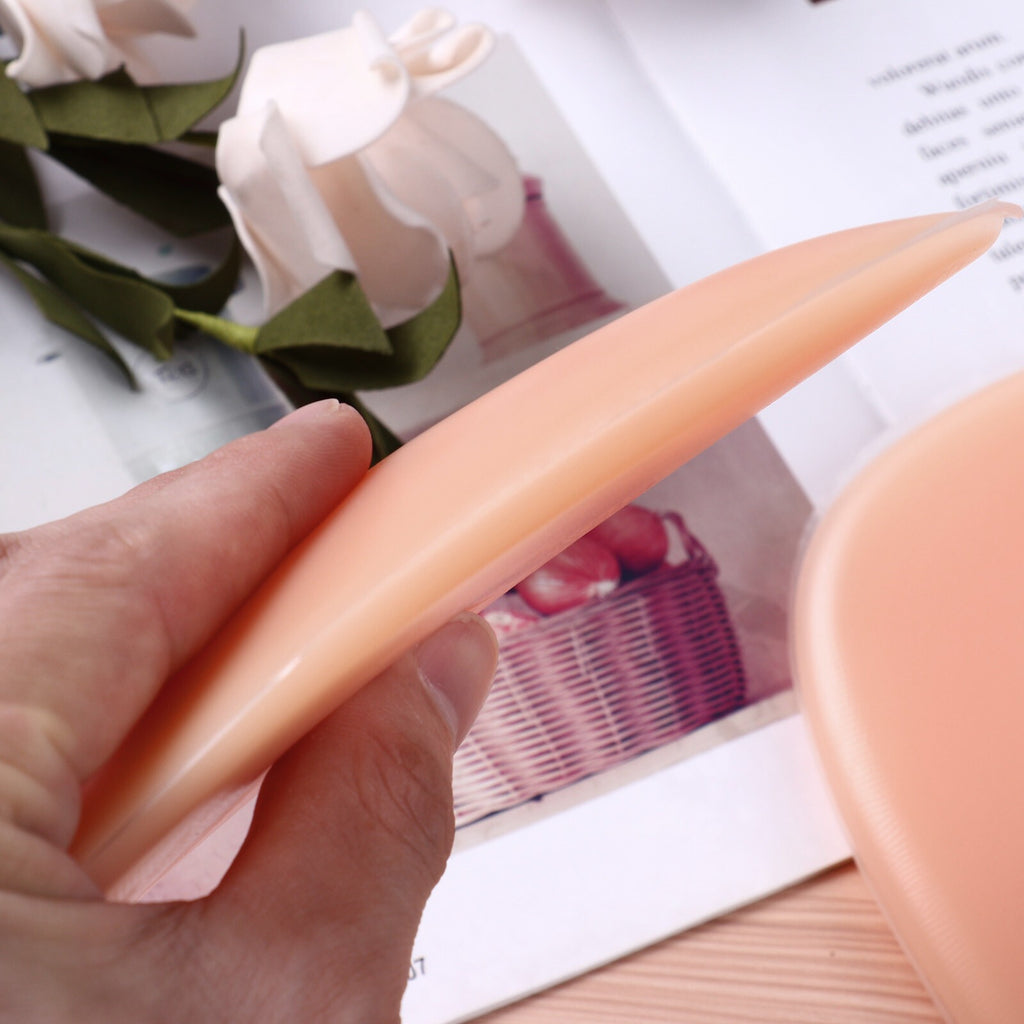 1 Pair Drop Shaped Silicone Butt Pads Buttocks Enhancer Booster Hip Bum Padding
