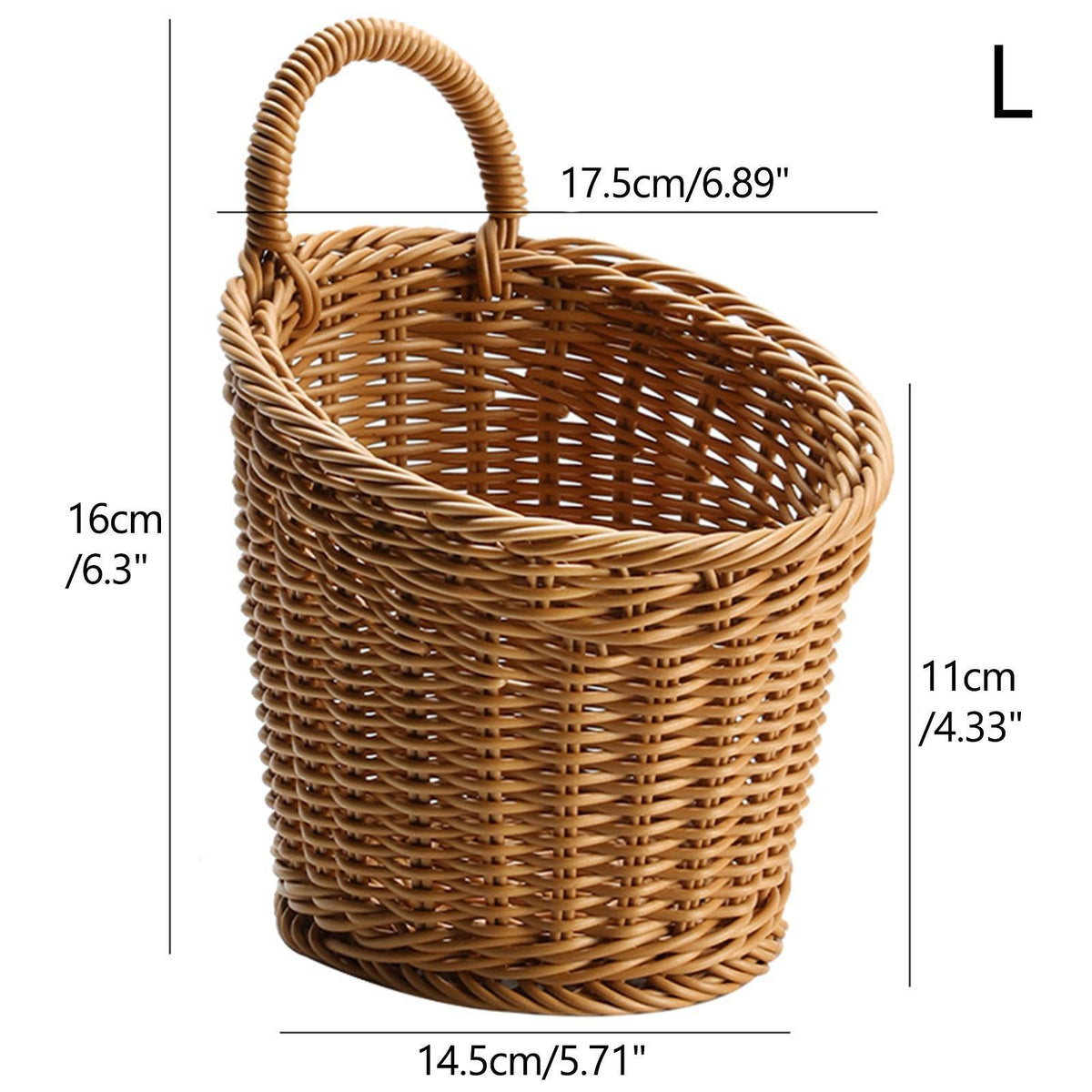 Wall Hanging Baskets with Handle Multipurpose for Vegetables