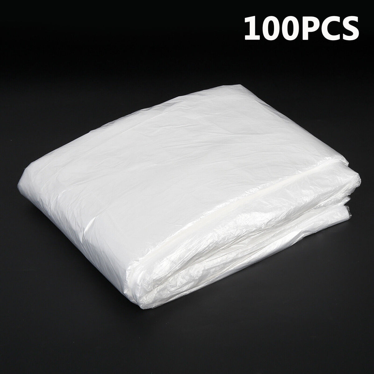 100Pcs Disposable Plastic Car Seat Covers Valet Roll Vehicle Protector UK