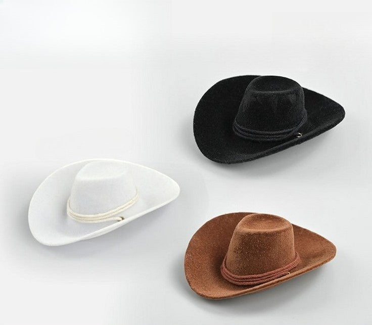 For 12" Action Figure Male Female Soldier Custom Modern Cowboy Hat Model 1/6