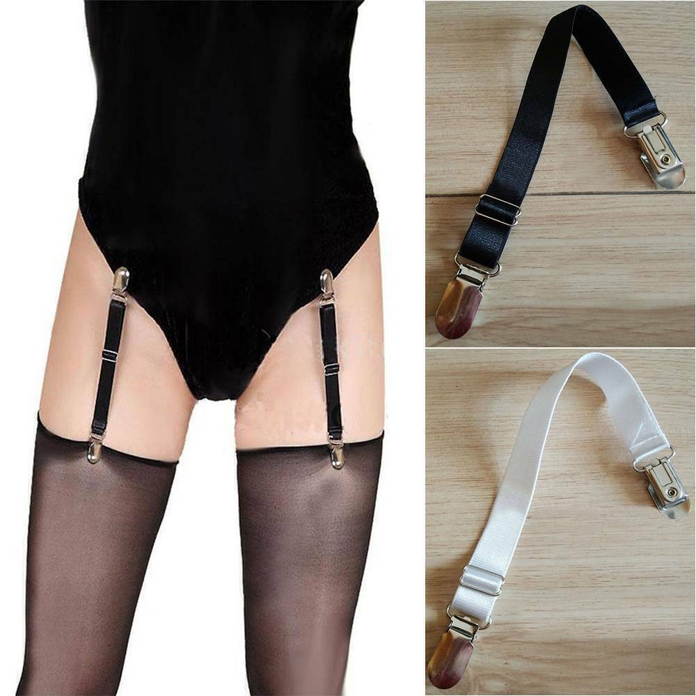 2cm Wide Garter Brace Clips 4Pcs Compression Stocking Holders
