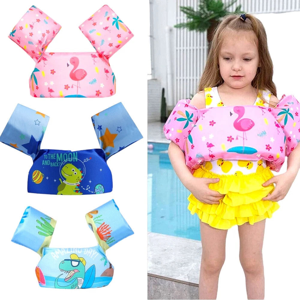 Kids Swim Vest Float Swimming Vest Armbands Buoyancy Toddler Life Safe Jacket