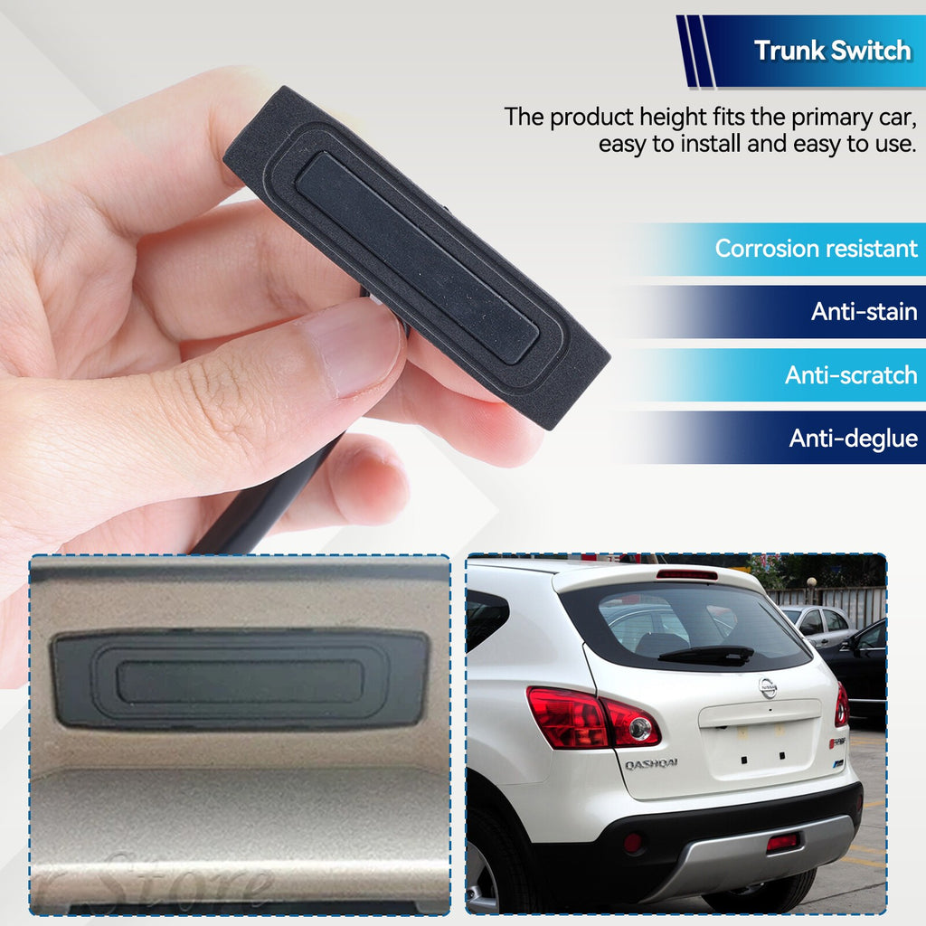 For Nissan Note Qashqai 05-14 Tailgate Switch Boot Handle Opening Release Switch
