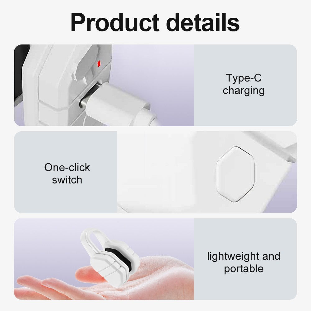 Easy-Use Electric E-M-S Nose Shaper: Patented Silicone Clip for Daily Nose Care