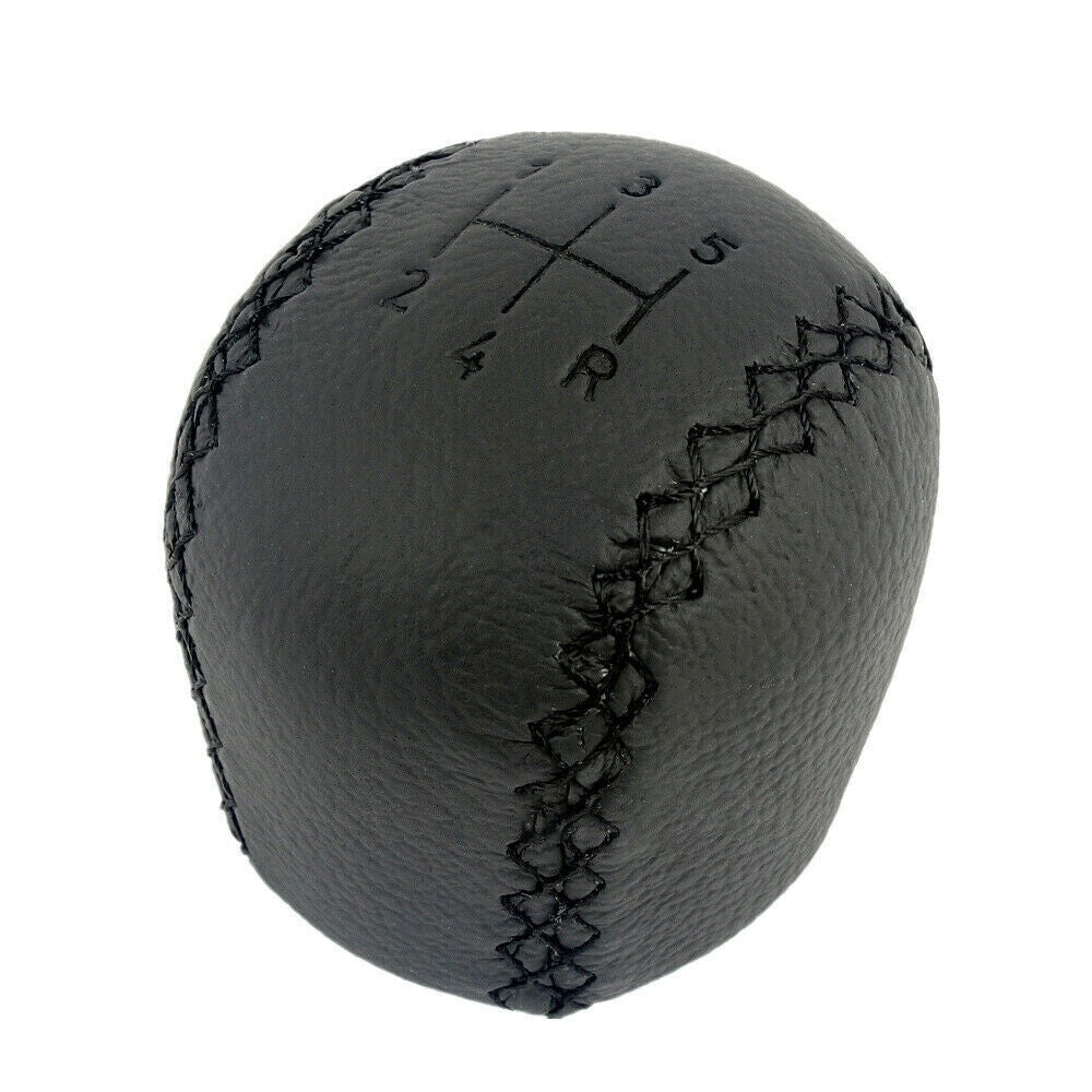 For Saab 95 9-5 1998-2011 5 speed Leather Gear stick shift knob 4777074