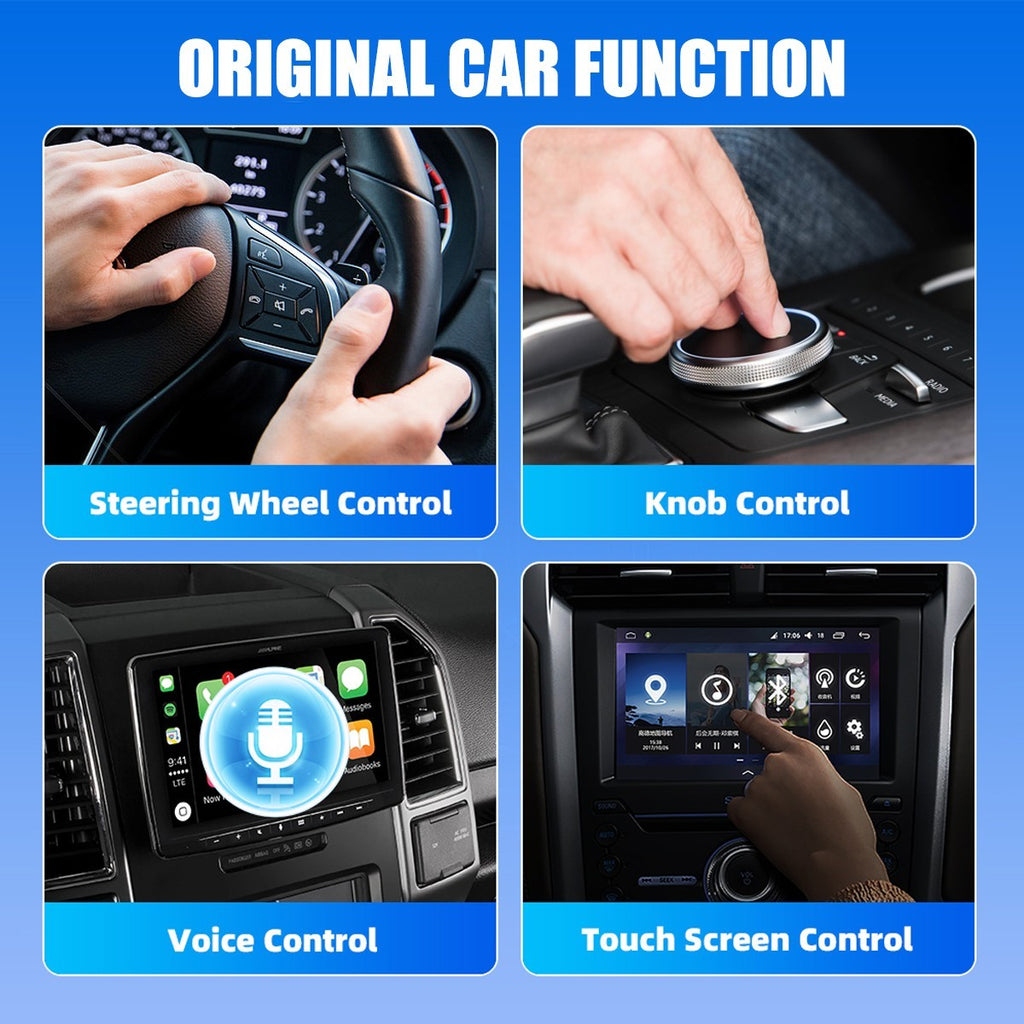 2025 USB Wireless CarPlay Adapter For iPhone Apple Wireless Dongle Plug ＆Play-UK