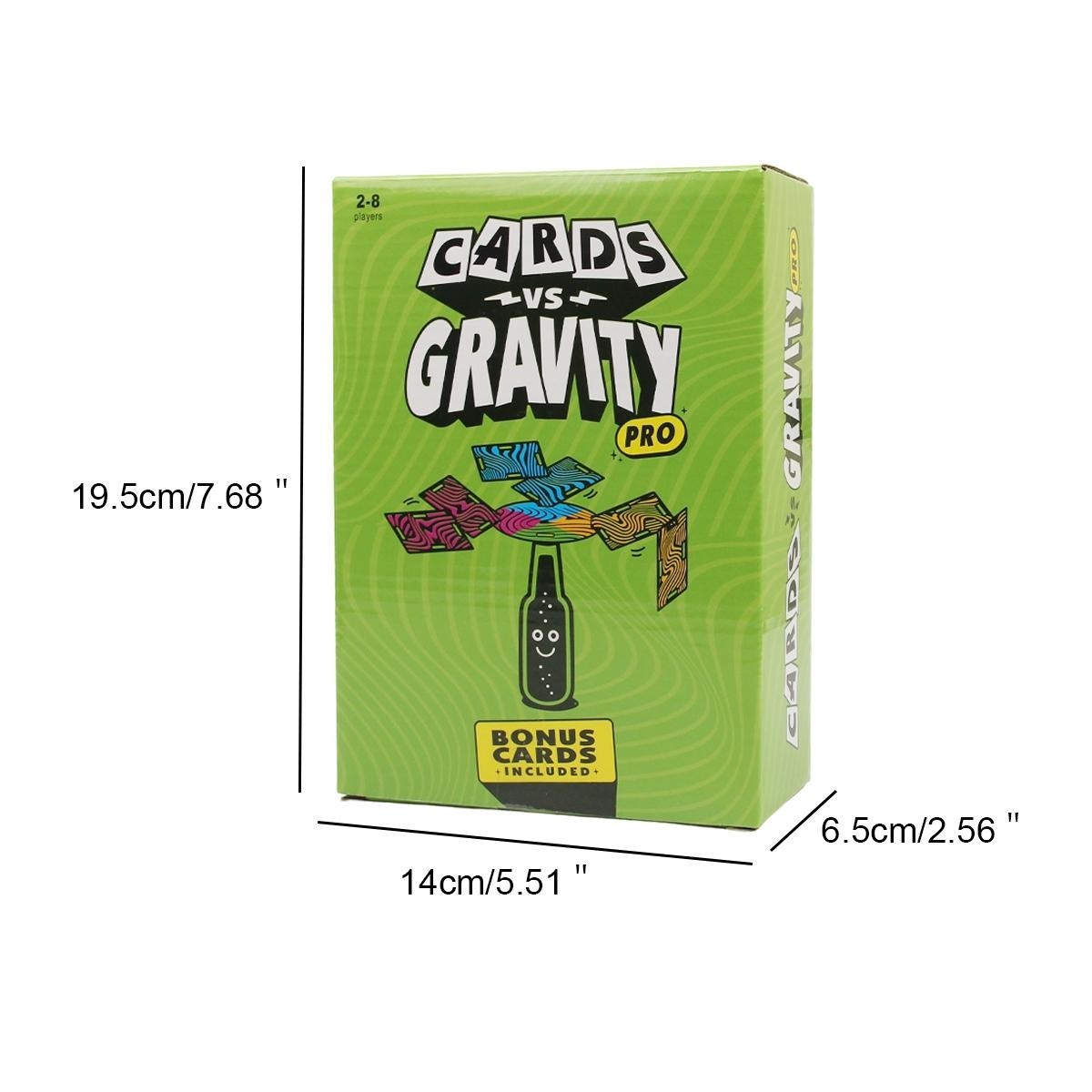 Cards vs. Gravity Pro The Gravity Defying Card-Balancing Game 2-8 Players Party
