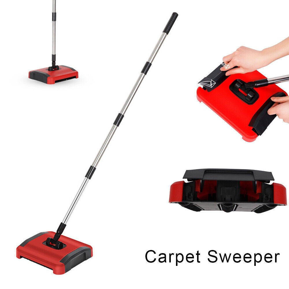 Manual Sweeper Broom Carpet Sweeper Broom Rotatory Sweeping Machine