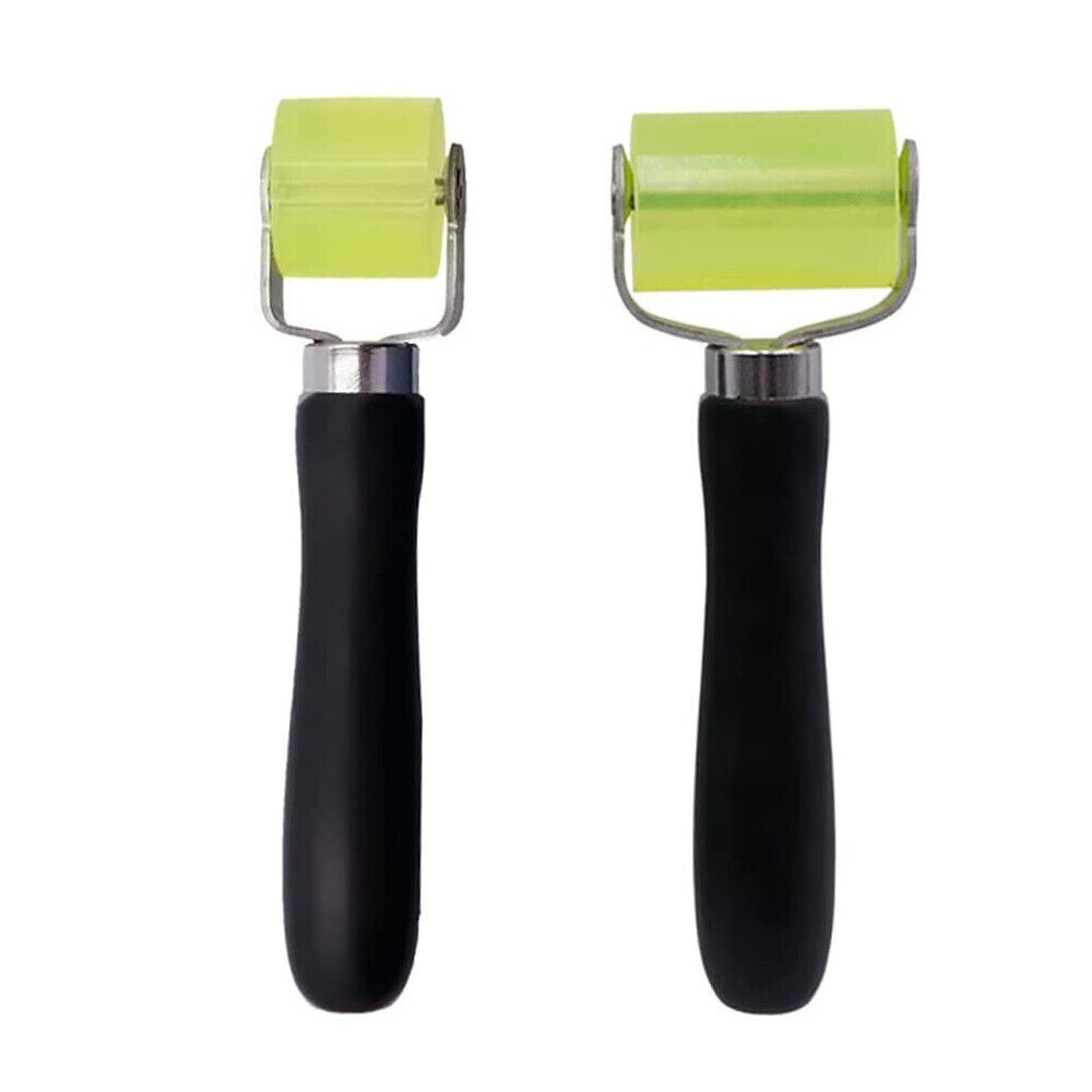 2Pcs Car Soundproofing Pressure Roller Tool Sound Deadening Rubber Roller Set UK