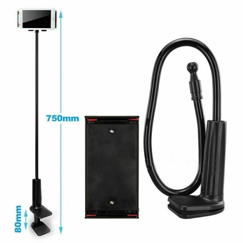 Long Lazy Arm Mount Mobile Phone Holder For Android iPhone Bed Desk Clamp UK