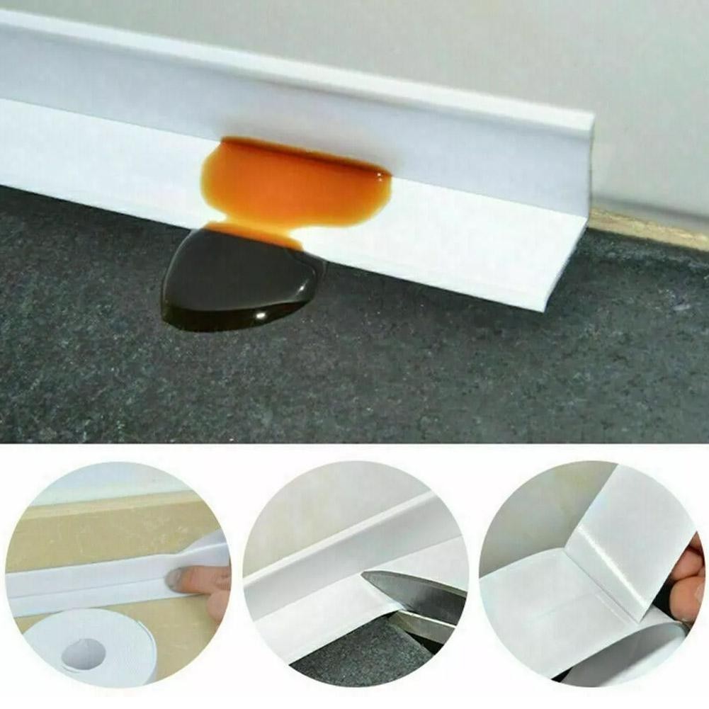 Bath Kitchen Caulk Tape Sealant Strip PVC Self Adhesive  Toilet-Wall