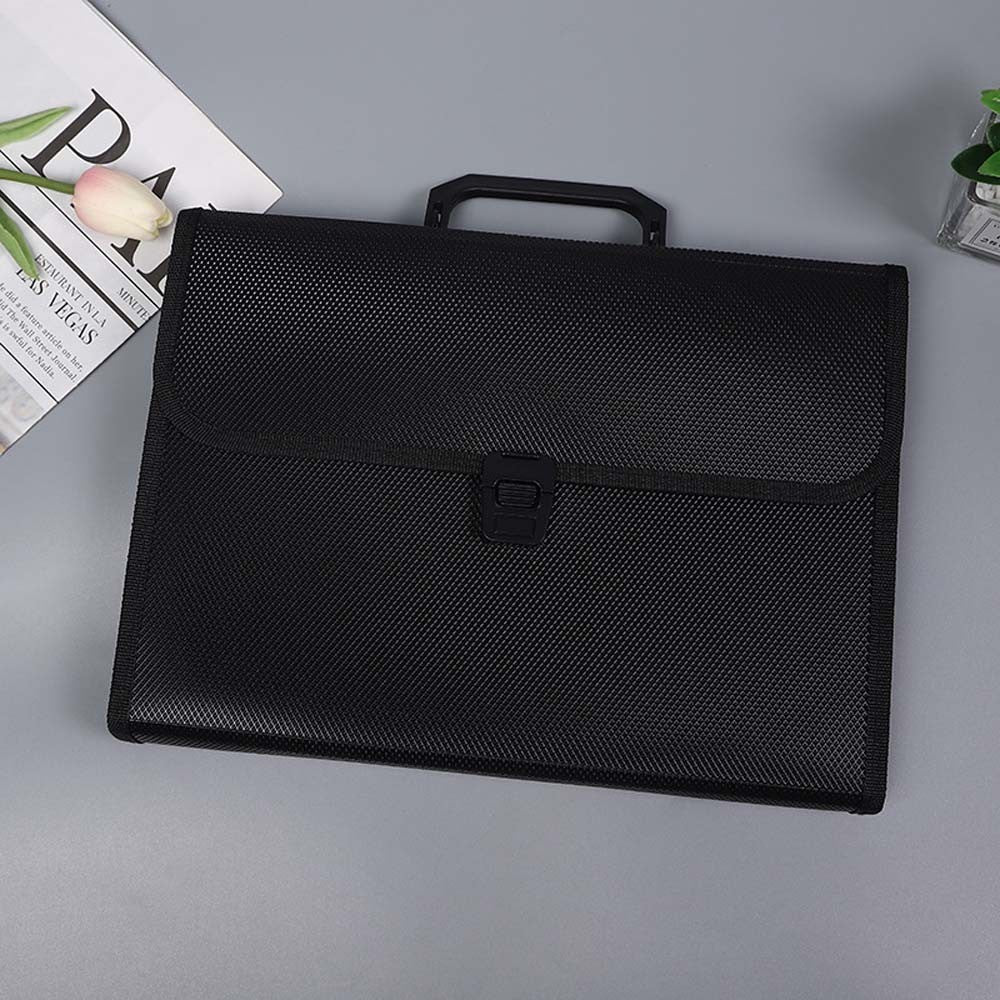 A4 13 Layer Large Capacity Expanding File Folder Document Storage Briefcase