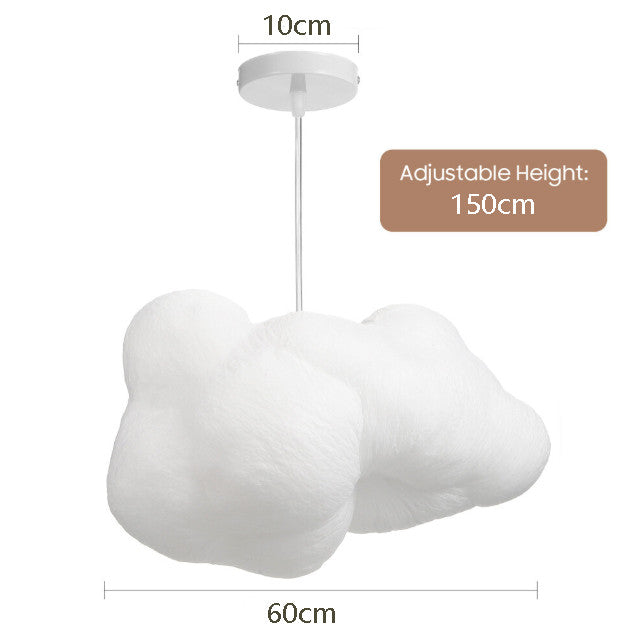 30cm Three-color Pendant lamp for bedroom Floating Clouds Night