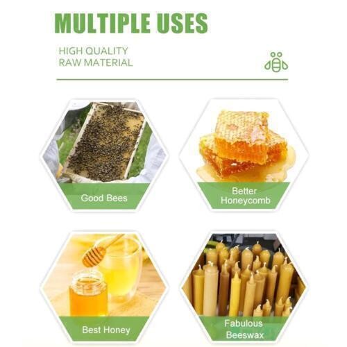 10/30 Pieces Beeswax Sheets Natural Honeycomb Bee Wax Foundation Sheets 13.3*9cm