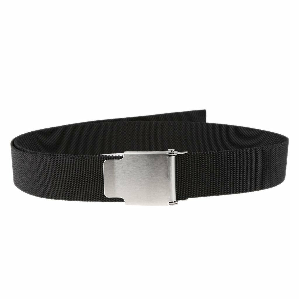 67" Long 2" Webbing Belt Durable Strong Nylon Scuba Diving Weight Belt Black