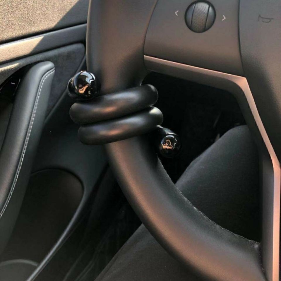 Steering Wheel Booster Zinc Alloy Autopilot FSD for Tesla Model 3 Model Y X