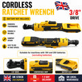 Electric Ratchet Wrench 220N.M Cordless Driver 3/8Inch Impact Removal screw UK