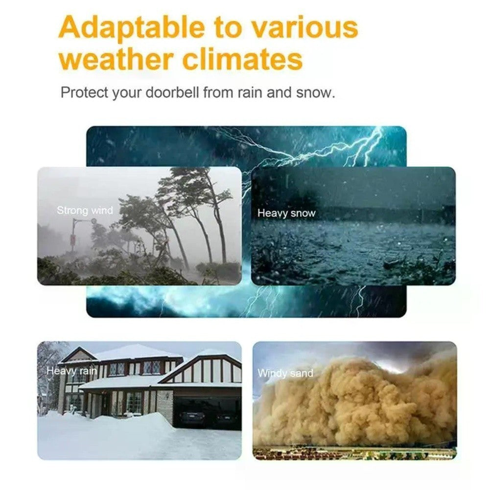 Waterproof Protector Doorbell Rain Cover Moisture Protection Outdoor Entryway