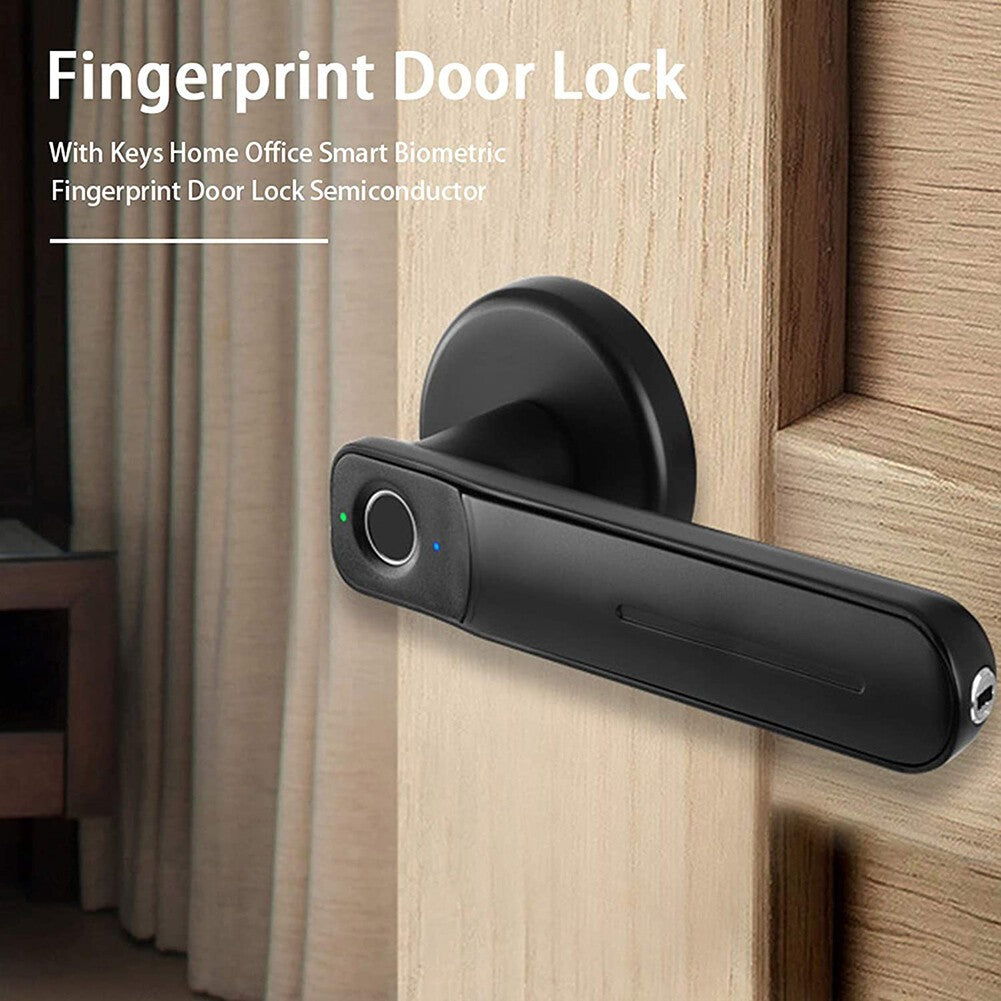Smart Fingerprint Door Lock Security Electronic Door Lock Biometric Door Handle