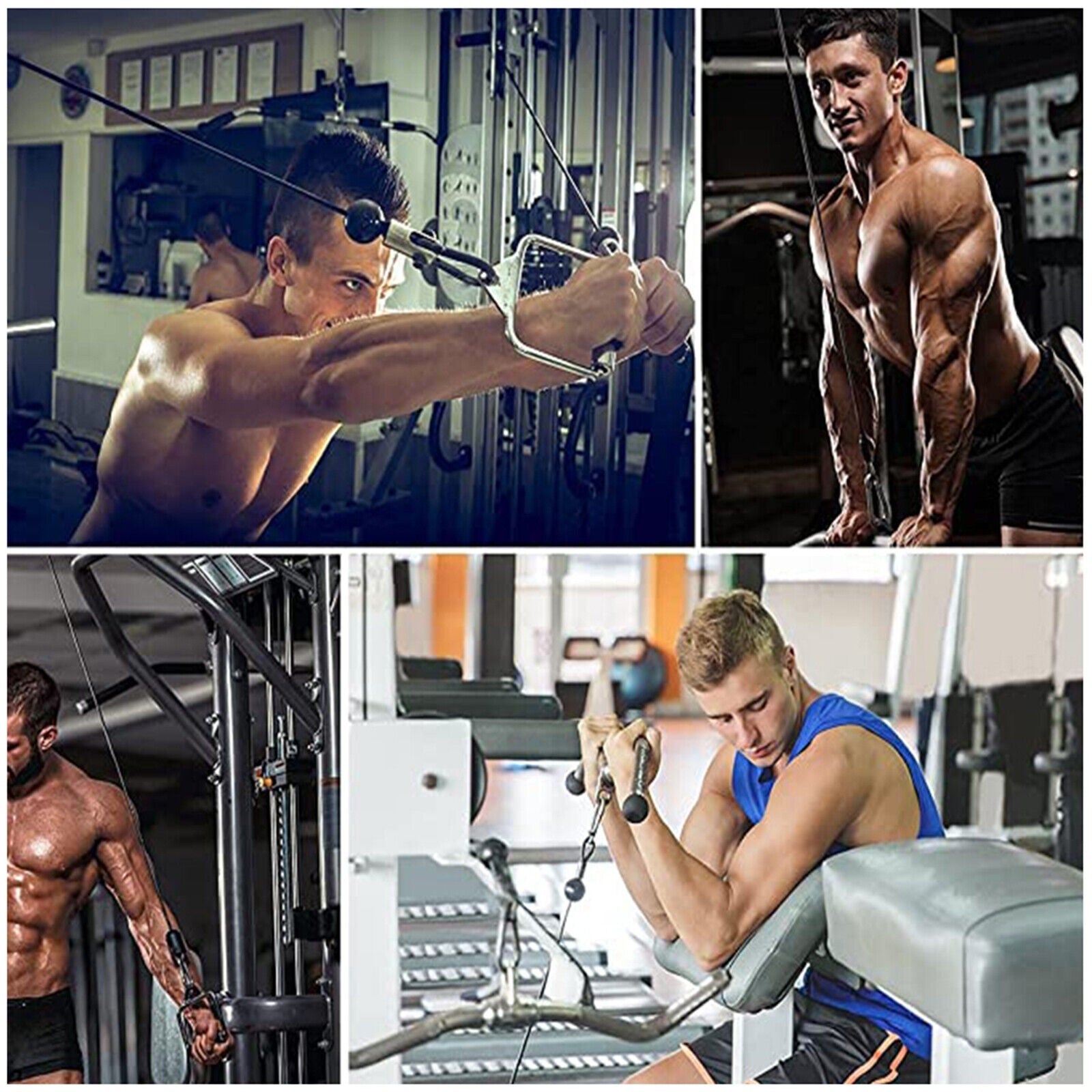 Adjustable Steel Wire Rope Kit DIY Weight Multi Gym Cable Fitness Pulley Tool