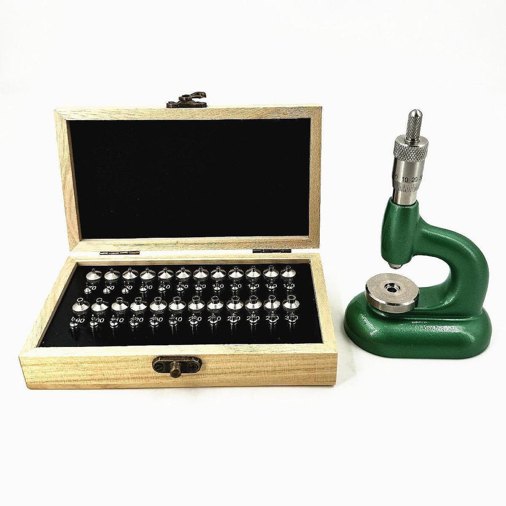 48x Watch Repair Tools Set with Jewelry Dies Watchmaker Jewelling Tool