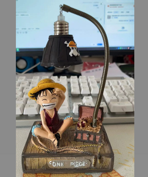 UK One Piece - Monkey D. Luffy Sitting Under A Lamp Anime Gift Xmas 10x17cm NEW