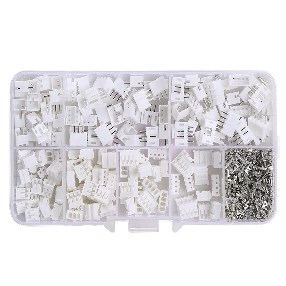 450PCS JST PH 2,0 mm 2/3/4 Pin PCB Board Connectors Plug Male Female Kit Set