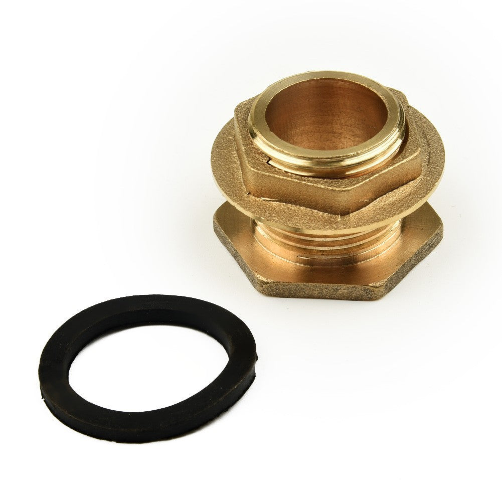 2x Water Butt Water And Connector Brass Bib Tap With Click Lock Fitting