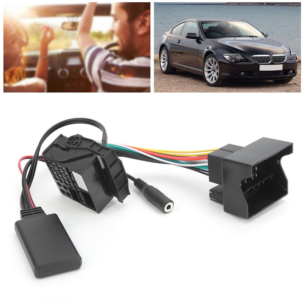 For BMW AUX Bluetooth 5.0 Car Radio Audio Cable Adapter E60 E66 E82 E87 E90 E92