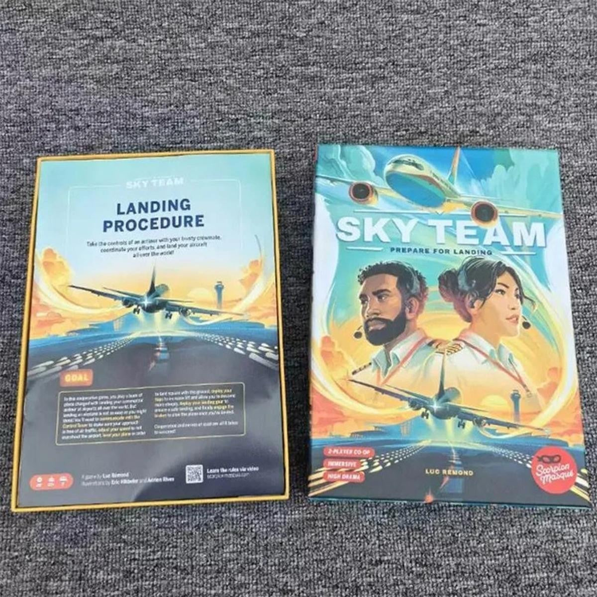 Sky Team Board Game New Cooperative Communication Card Game Family Fun