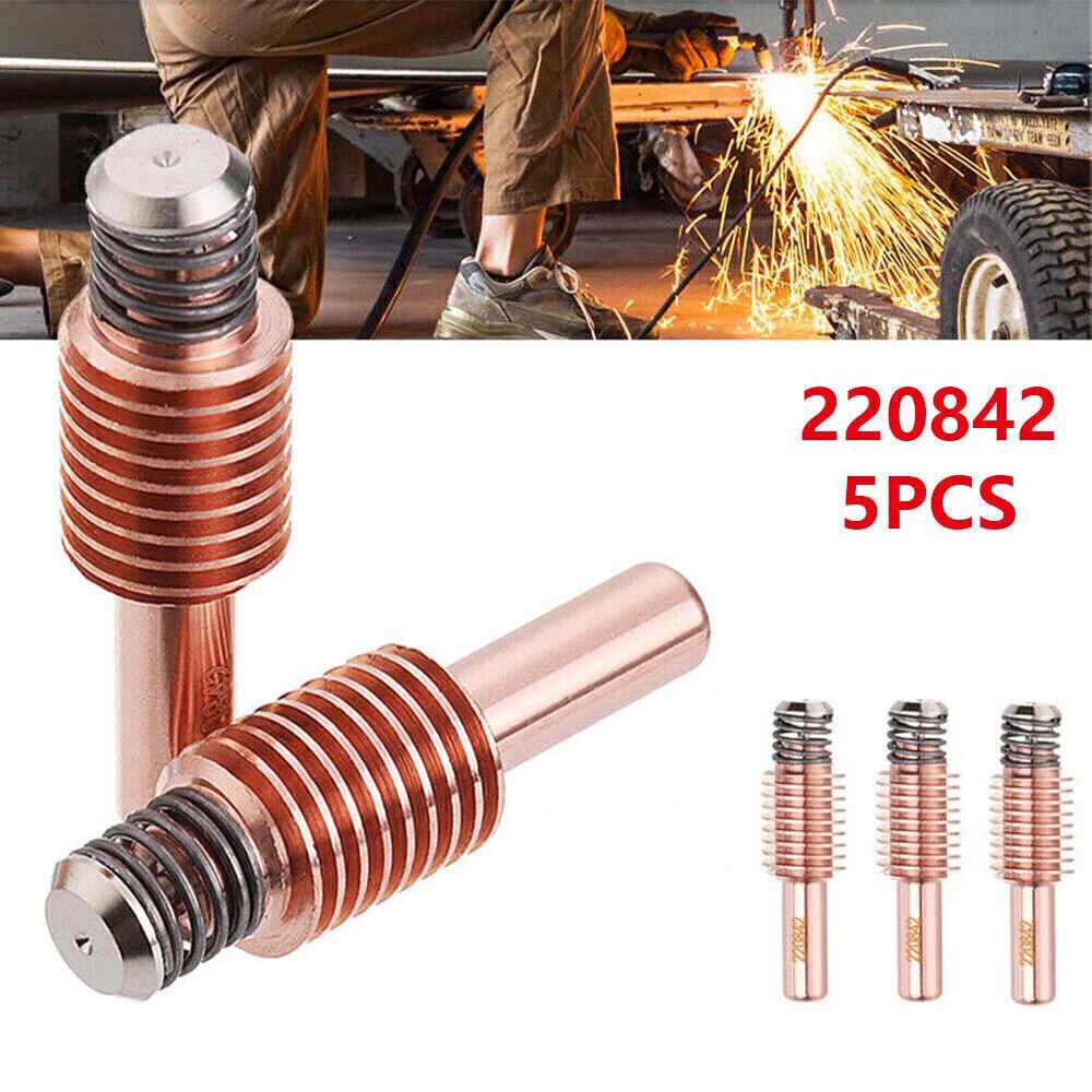 5x Electrode 220842 Cutting Nozzle Plasma Consumable Replacement For Hypertherm!