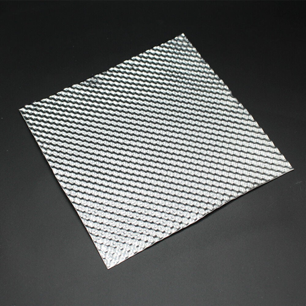 Motorsport Embossed Aluminium Heat Shield Material 500mm x 700mm Sheet Rally