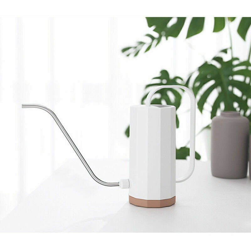 Indoor Small Watering Can Long Narrow Spout Sprinkler Kettle For Plants 1.2L UK